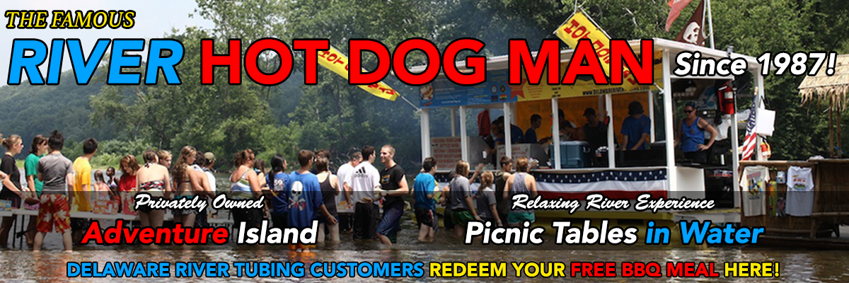 The Famous River Hot Dog Man